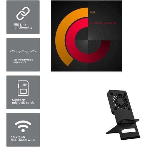 FiiO フィーオ FIO-M15S-B M15S DC給電モード搭載デジタルオーディオ