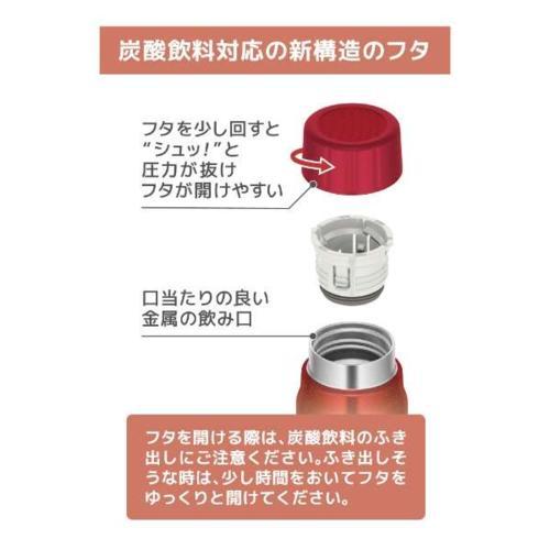 サーモス(THERMOS) FJK-750-R(レッド) 保冷炭酸飲料ボトル 750ml｜ebest｜05