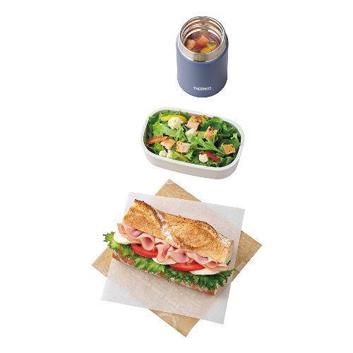サーモス(THERMOS) JEH-800-GNV グレーネイビー 真空断熱スープランチ