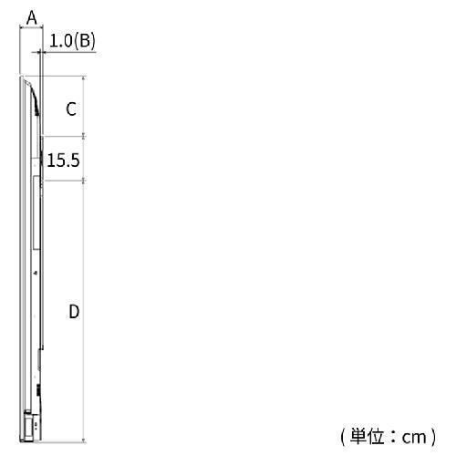 REGZA(レグザ) FPT-WA20 REGZA レグザ純正壁掛け金具 耐荷量 120kg以下