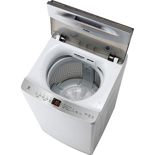 ハイアール(Haier) JW-UD80B-W ホワイト 全自動洗濯機 上開き 洗濯8kg