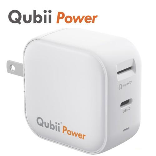 maktar MKPQP45-W ホワイト Qubii Power USB-C USB充電器 充電と同時に