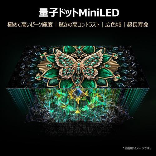 TCL(ティーシーエル) 55C65K 55V型 量子ドット4K MiniLED液晶テレビ