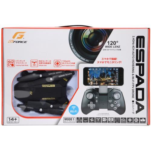 G-FORCE ESPADA エスパーダ ブラック 広角120°ワイドレンズ 720pHD
