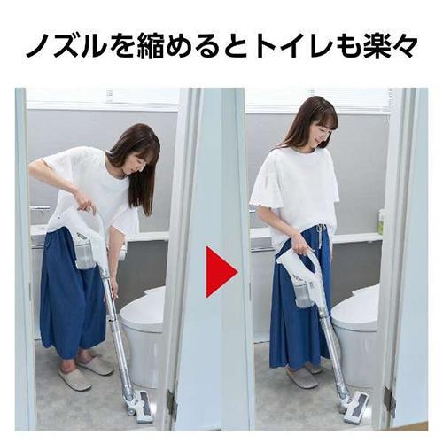 アクア(AQUA) AQC-PX1R-W ホワイト コードレススティック掃除機 : イー