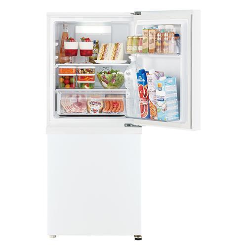 アクア(AQUA) AQR-14R-W マットホワイト SIMPLE+ 2ドア冷蔵庫 137L 幅