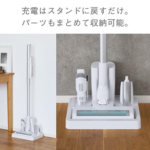 アクア(AQUA) AQC-HX1A-W ホワイト HANDY DUO！ STICK コードレススティッククリーナー サイクロン式 3WAYノズルの画像