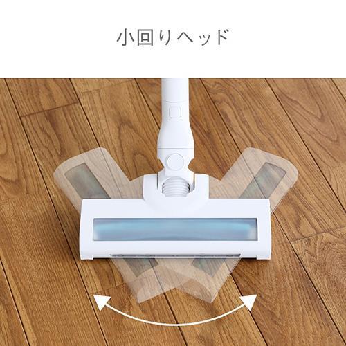アクア(AQUA) AQC-HX1A-W ホワイト HANDY DUO！ STICK コードレススティッククリーナー サイクロン式 3WAYノズルの画像