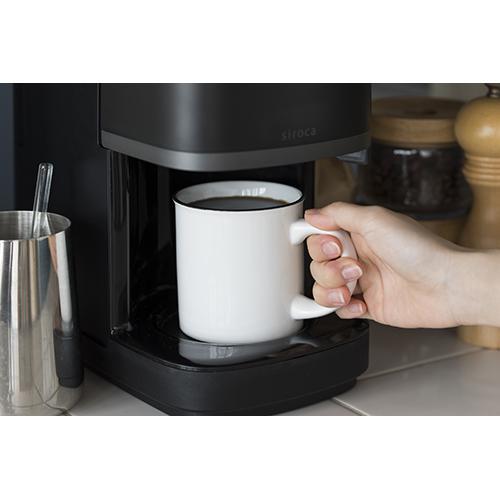 シロカ　全自動コーヒーメーカー CM-6C261 ブラック コーン式全自動コーヒーメーカー「カフェばこPRO」 CM-6C261 | シロカ