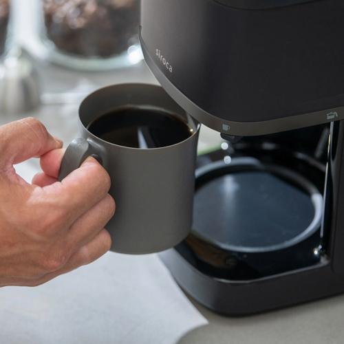 シロカ(siroca) コーン式全自動コーヒーメーカー カフェばこ PRO CM