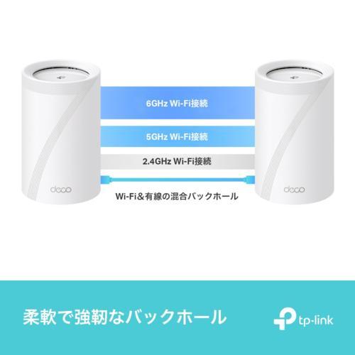 TP-Link(ティーピーリンク) Deco BE65 2P BE11000 メッシュWi-Fi 7 