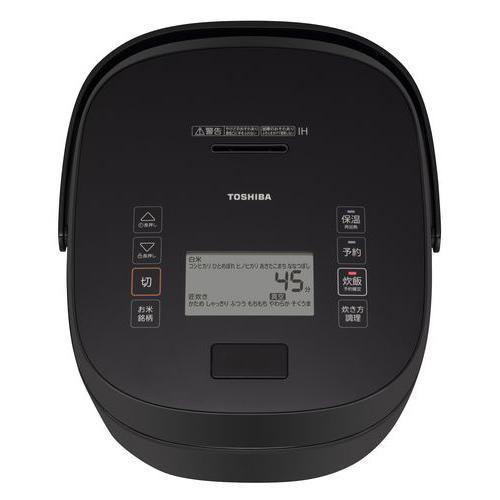東芝(TOSHIBA) RC-18KGW-K(グランブラック) 炎匠炊き 真空圧力IH炊飯器  