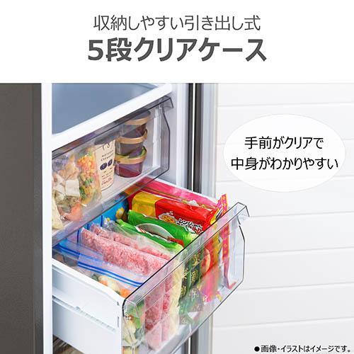 東芝(TOSHIBA) GF-Y14HS-HT ダークシルバー HS 1ドア冷凍庫 右開き