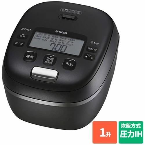 TIGER 炊飯器 炊きたて ご泡火炊き JRI-A180-KM [マットブラック]