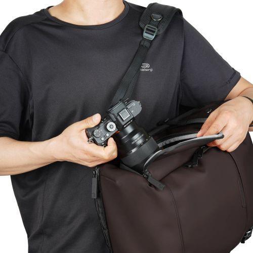 バンガード(VANGUARD) VEO LITE B20L CH チョコ 20Lバックパック リュック 内寸：275×410×140mmトップ・サイド・バックの3方向アクセス_10