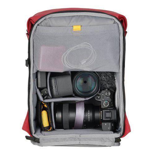 バンガード(VANGUARD) VEO LITE B20L RD レッド 20Lバックパック リュック 内寸：275×410×140mmトップ・サイド・バックの3方向アクセス_3