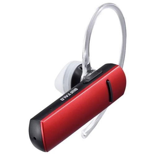 バッファロー NEW BUFFALO BSHSBE200RD 片耳ヘッドセット Bluetooth4.0対応 【SALE／79%OFF】 レッド