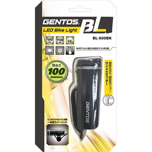 ジェントス(GENTOS) BL-500-BK ブラック バイクライト BLシリーズ