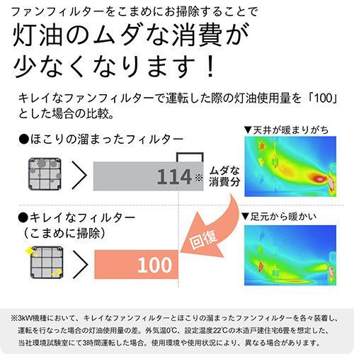 ダイニチ FW-4725SGXK ストーンブラック 石油ファンヒーター 木造12畳
