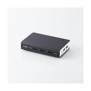 ELECOM - エレコム() KVM-DVHDU2 DVI相応うマイコン自動小銃うつり変わり器 USB 2台うつり変わり 分配器、切替器-パソコン周辺機器-PC切替器（KVM）