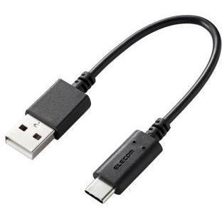 エレコム(ELECOM) MPA-AC01BK(ブラック) USB2.0ケーブル 準拠 A-C 0.1m｜ebest