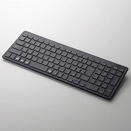 エレコム(ELECOM) TK-FBP101BK(ブラック) 無線キーボード 日本語配列