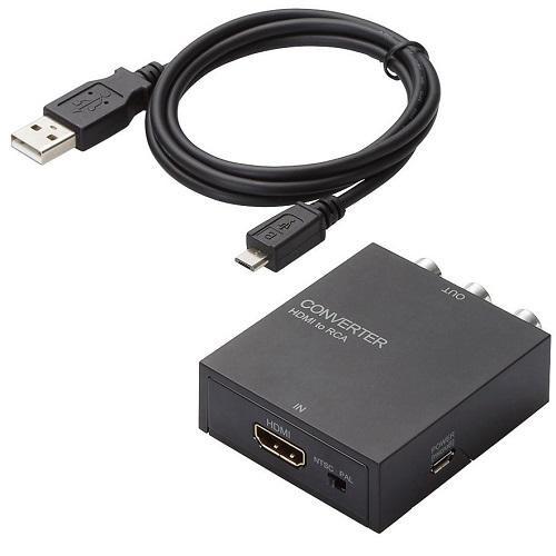 エレコム(ELECOM) AD-HDCV02 映像変換コンバーター HDMI-RCA