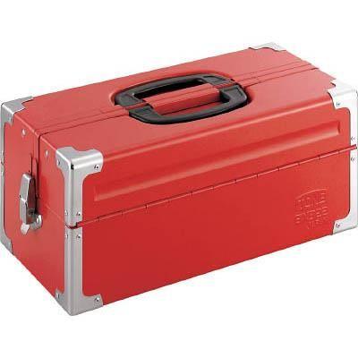 ＴＯＮＥ(トネ) BX322 ツールケース メタル V形2段式 433X220X195mm レッド