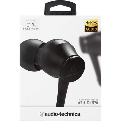 audio-technica ATH-CKR70 有線イヤホン オーディオテクニカ audio-technica ATH-CKR70-BK グラファイト