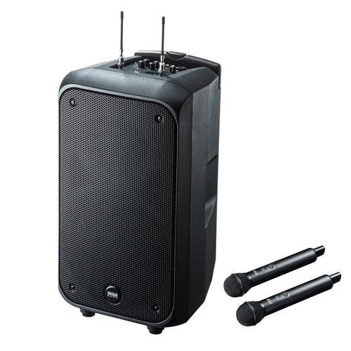 WinBridge ポータブル拡声器 40W スピーカーセット PAシステム ヘッド