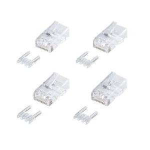 サンワサプライ ADT-6RJ-10N カテゴリ6RJ-45コネクタ 単線用 10個入｜ebest