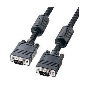 サンワサプライ KC-NMV100K ナイロンメッシュディスプレイケーブル アナログRGB 10m