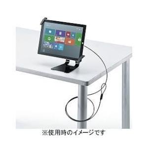 サンワサプライ SLE-31STB13BK ブラック セキュリティ10〜13インチ対応 eセキュリティ タブレット汎用