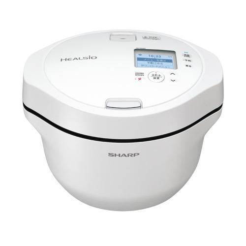 イーベストシャープ SHARP KN-HW24G-W ホワイト 水なし自動調理鍋 ...