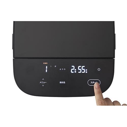 ツインバード(TWINBIRD) BM-EF38B ブラック ホームベーカリー 1斤