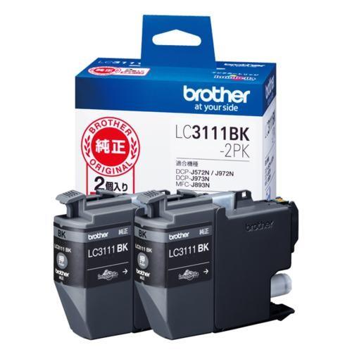 ブラザー(brother) LC3111BK-2PK 純正 インクカートリッジ ブラック 2個パック｜ebest