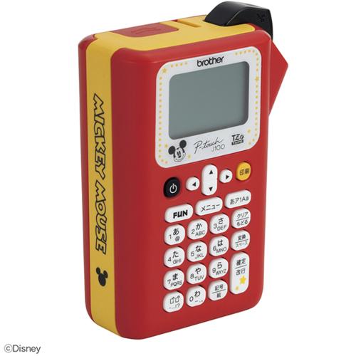 ブラザー　ピータッチ　ラベルライター ブラザー(brother) PT-J100MCR ミッキーレッド ピータッチ P-touch