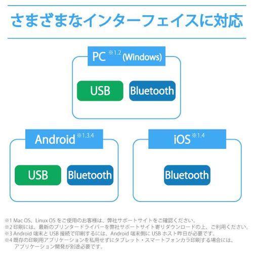 ブラザー(brother) PocketJet PJ-863 感熱モバイルプリンター A4/USB 
