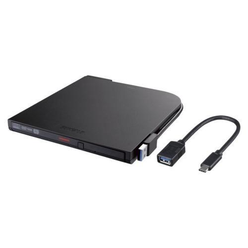 バッファロー Dvsm Ptcv8u3 Bka ブラック Usb Type C変換ケーブル付属 ポータブルdvdドライブ イーベスト 通販 Paypayモール