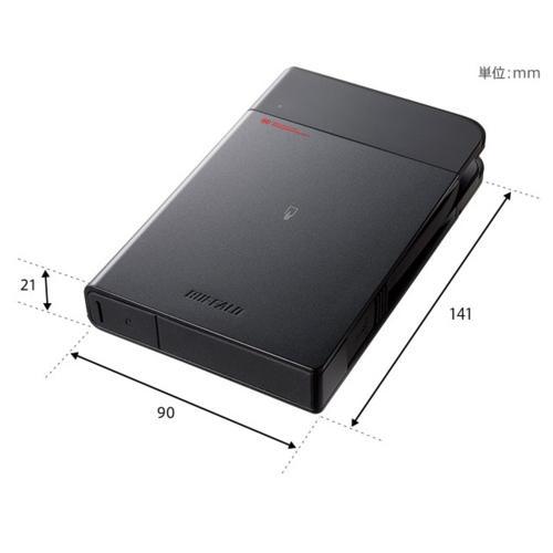 バッファロー(BUFFALO) HDS-PZNVB2.0U3 ICカードセキュリティー対応 ポータブルHDD 2TB｜ebest｜02