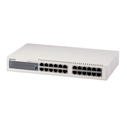 BUFFALO バッファロー スイッチングハブ 24ポート LSW5-GT-24NSR Giga対応の商品画像（Yahoo!ショッピング）