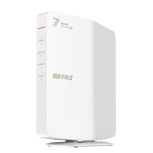 BUFFALO バッファロー Wi-Fiルーター AirStation WSR3600BE4P-WH ホワイト デュアルバンドWi-Fiルーターの商品画像（Yahoo!ショッピング）