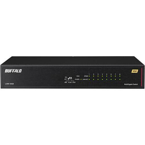 バッファロー(BUFFALO) LXW10G8 ブラック 10Gbps対応 8ポート
