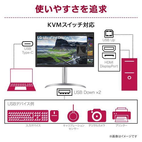 LGエレクトロニクス(LG) 27UQ850V-W LG UltraFine Display 27型 4K