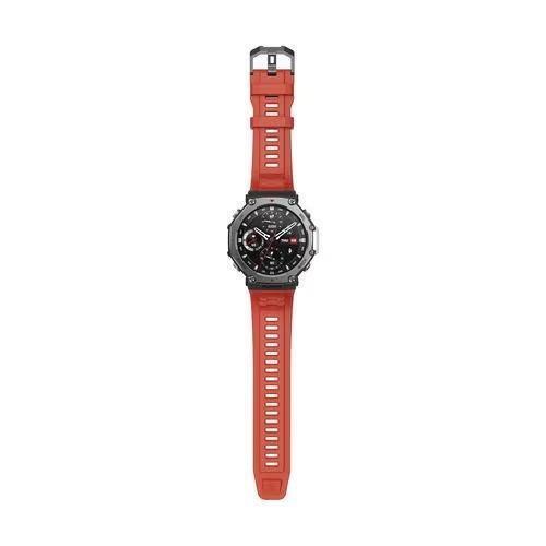 アマズフィット(Amazfit) T-Rex 3 ラバ 48mm スマートウォッチ 赤 