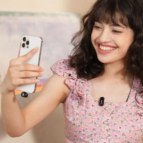 BOYA ボーヤ mini12(ブラック) コンパクトワイヤレスマイク USB Type-C