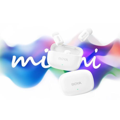 BOYA ボーヤ mini13(ホワイト) コンパクトワイヤレスマイク USB Type-C