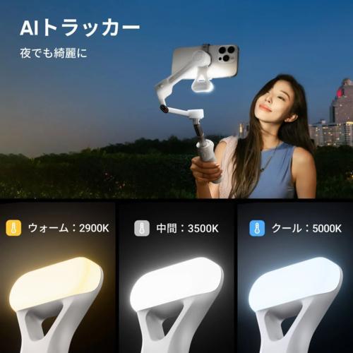 Insta360 Flow2 AIトラッカーキット ストーングレー AIスマートフォン
