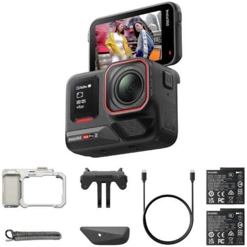 Insta360 Ace Pro 2 ストリート撮影キット デュアルバッテリー [ミッドナイトブラック/ムーンライト・シルバー]