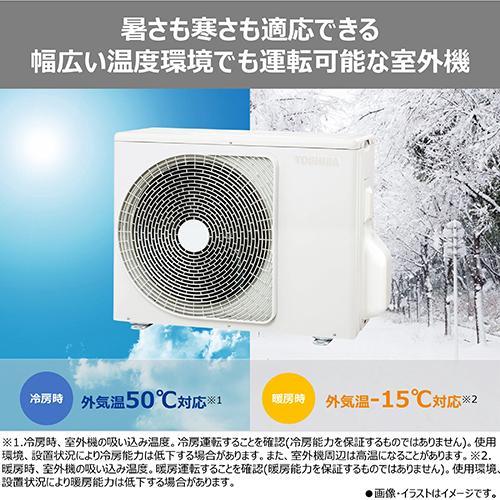 東芝(TOSHIBA) エアコン 6畳用 2.2kW 東芝 V-Mシリーズ RAS-V221M-W